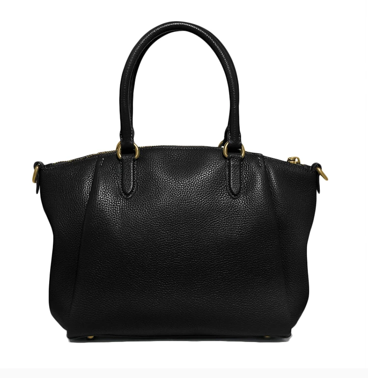 商品Coach|Coach 蔻驰（专柜）女士黑色Sacoche Elise手提单肩包 79316GDBLK,价格¥1573,第6张图片详细描述