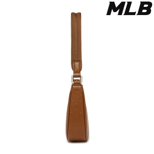 商品MLB|【享贝家】MLB 美联邦皮质腋下包饺子包棕色3ABQS022N-43BRS-FREE,价格¥529,第5张图片详细描述
