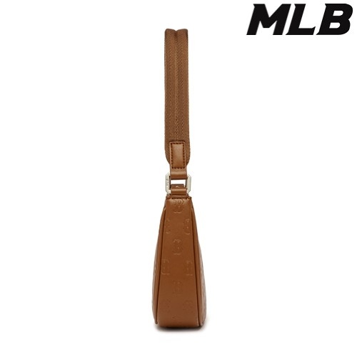 商品MLB|【享贝家】MLB 美联邦皮质腋下包饺子包棕色3ABQS022N-43BRS-FREE,价格¥534,第5张图片详细描述