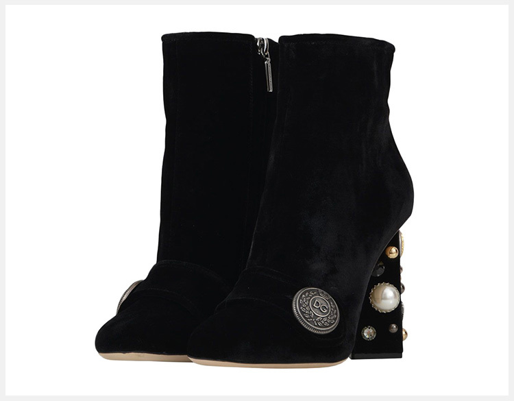 商品Dolce & Gabbana|Dolce&Gabbana 杜嘉班纳 女士黑色高跟鞋 CT0322-AM408-80999,价格¥4115,第8张图片详细描述