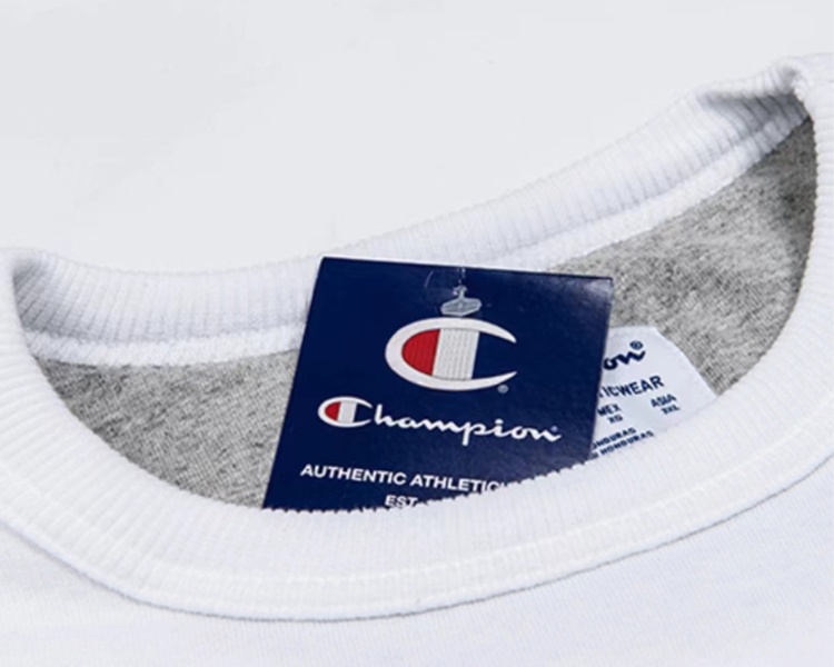 商品CHAMPION|冠军 男士印花草写logo纯色加绒圆领卫衣 GF88H-Y07974,价格¥213,第5张图片详细描述