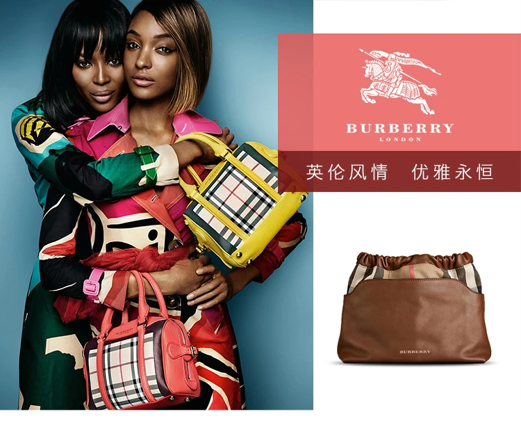 商品[国内直发] Burberry|Burberry 博柏利 女士棕色牛皮单肩包斜挎包 3921489,价格¥4351,第1张图片详细描述