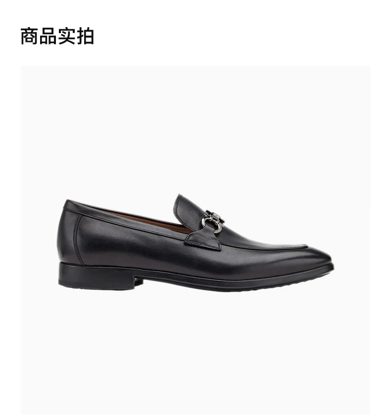 商品Salvatore Ferragamo|SALVATORE FERRAGAMO 黑色男士系带正装鞋 02-C512-735236,价格¥4174,第4张图片详细描述