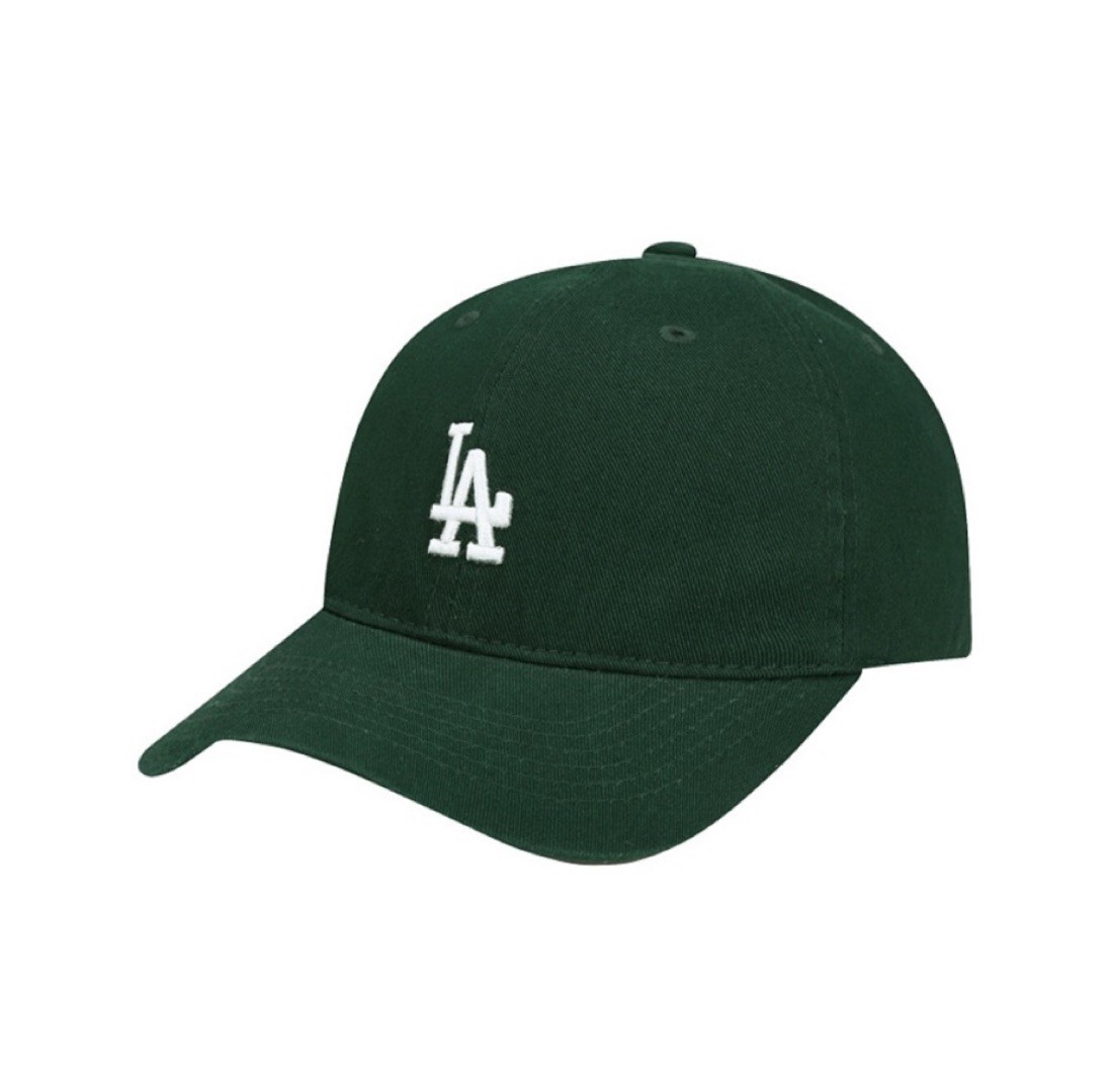 商品MLB|【享贝家】MLB LA小标运动休闲鸭舌帽 绿色 男女同款 3ACP7701NK000307GNS,价格¥210,第1张图片详细描述