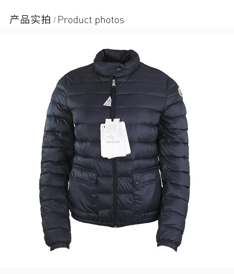 商品[国内直发] Moncler|MONCLER 女士深蓝色聚酰胺棉服 1A10100-53048-778,价格¥6529,第4张图片详细描述