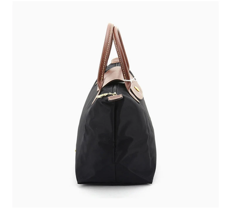 商品Longchamp|Longchamp 珑骧 黑色尼龙女士手提包 1621089001,价格¥898,第5张图片详细描述