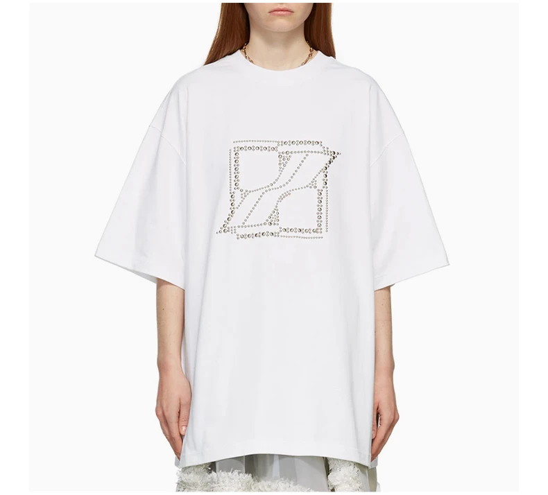 商品We11done|WE11DONE 白色男士T恤 WD-TT3-21-501-U-WH,价格¥1302,第3张图片详细描述