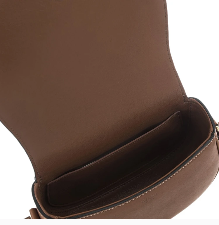 商品[国内直发] Celine|Celine 赛琳 啡色皮革女士单肩包 191363-BUU-04LU,价格¥20028,第8张图片详细描述