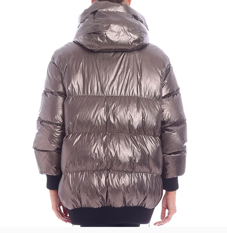 商品[国内直发] Moncler|MONCLER 粉灰色女士羽绒服 4990400-539DL-935,价格¥10034,第6张图片详细描述