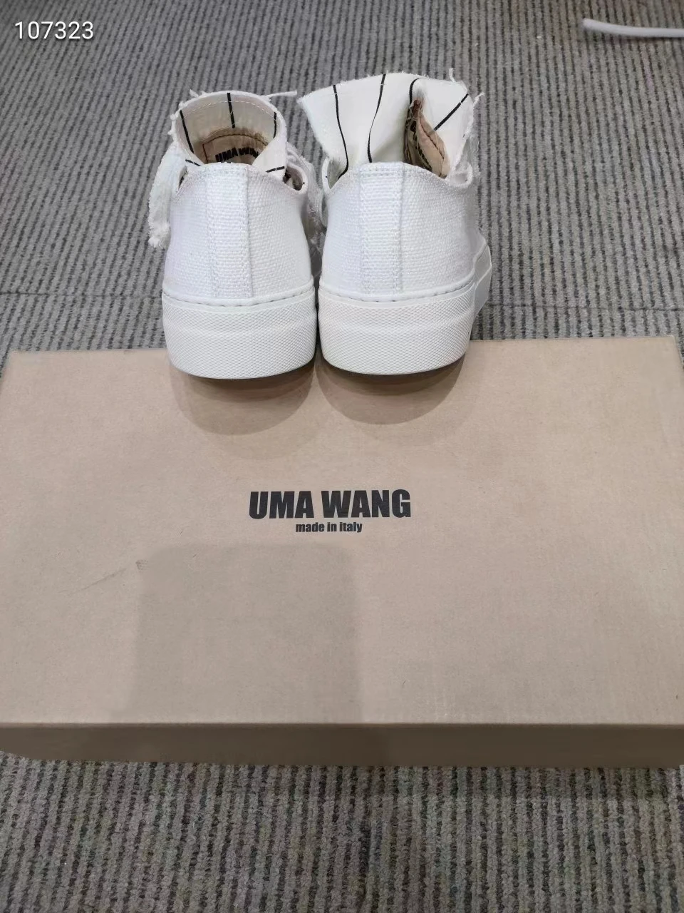 商品Uma Wang|UMA WANG 女士帆布鞋 US9911W41S2UW101,价格¥1857,第3张图片详细描述