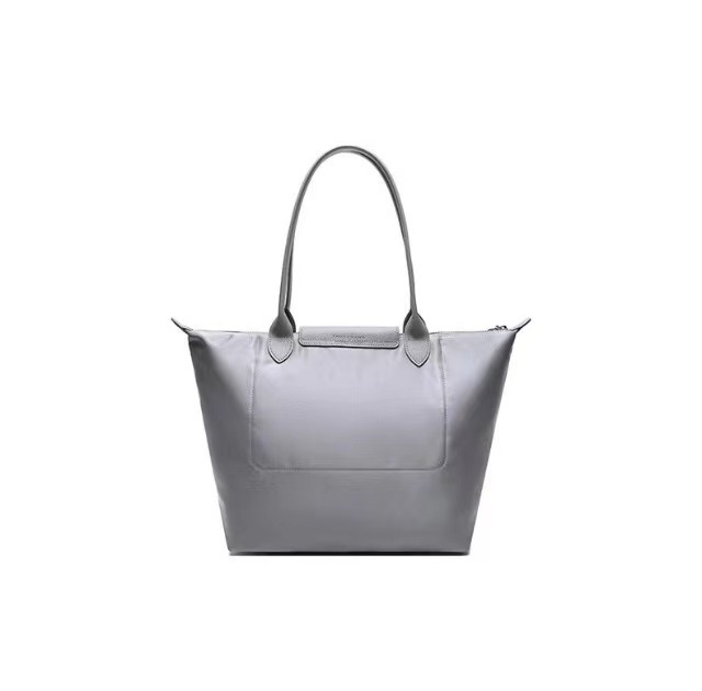 商品Longchamp|【SAvenue】LONGCHAMP 珑骧 LE PLIAGE NEO 大号饺子包长柄手提单肩包 女款 水泥灰色(提示：保税仓货品一人不可超过5单) 3597921837986（1899598E75）,价格¥958,第6张图片详细描述