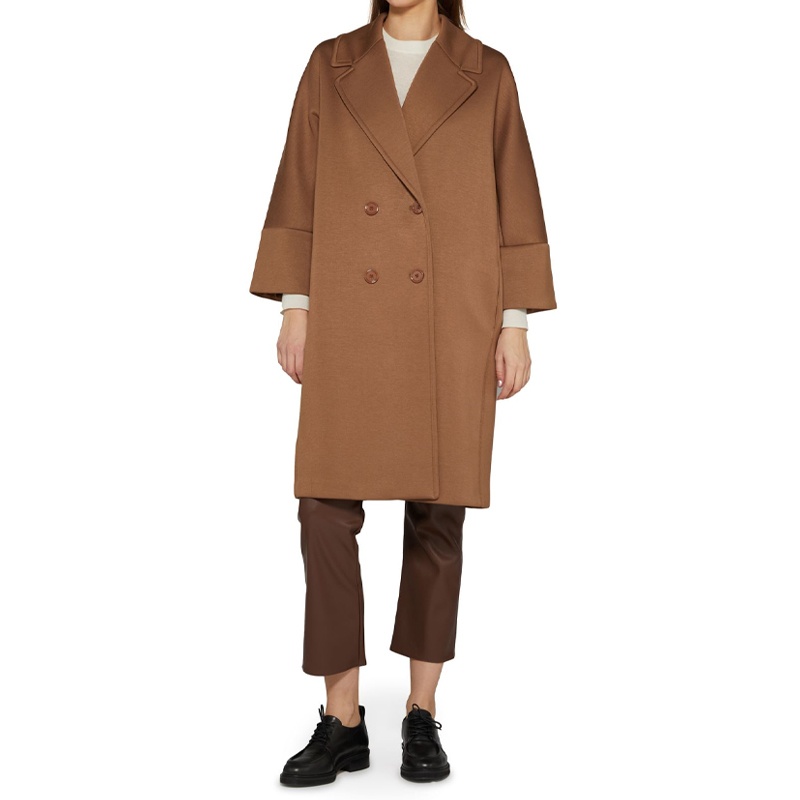 商品Max Mara|MAX MARA Epopea 棕色女士大衣长款外套 9901024106008,价格¥7359,第3张图片详细描述