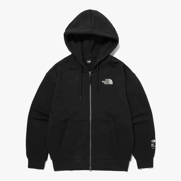 商品The North Face|【Brilliant|北面特惠】北面Essentials 连帽拉链 ESSENTIAL HOOD ZIP UP BLACK NJ5JP80A,价格¥847,第2张图片详细描述