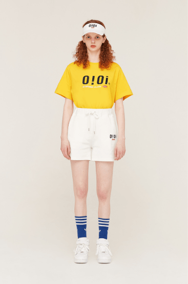 商品oioi|【享贝家】OIOI 休闲宽松短袖T恤 男女同款 黄色 T-SHIRTS-YELLOW ,价格¥92,第3张图片详细描述