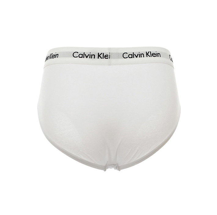 商品[国内直发] Calvin Klein|Calvin Klein 卡尔文 克莱恩 白色棉氨纶男士三角内裤1件装 NU2661-100,价格¥182,第9张图片详细描述