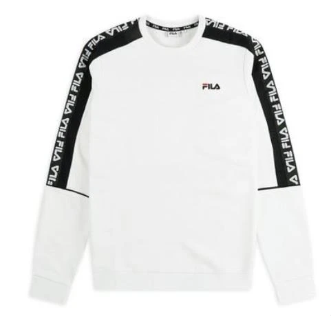 商品[国内直发] Fila|FILA 白色男士卫衣/帽衫 688812-E08,价格¥322,第1张图片详细描述