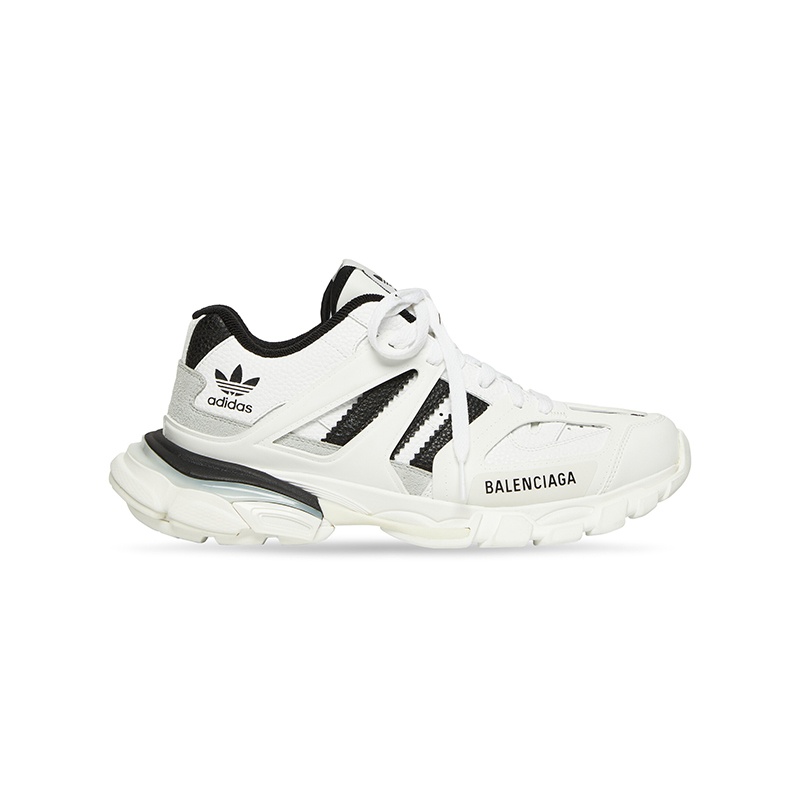 商品Balenciaga|巴黎世家23新款 男黑白色聚氨酯联名款运动鞋,价格¥7959,第5张图片详细描述