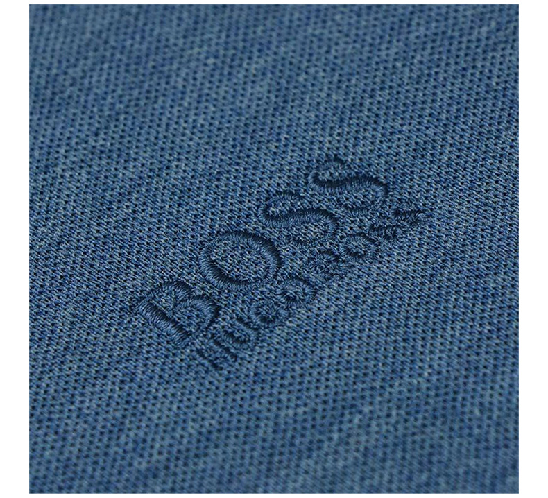 商品Hugo Boss|HUGO BOSS 男士海军蓝色徽标短袖POLO衫 PALLAS-50303542-465,价格¥547,第7张图片详细描述