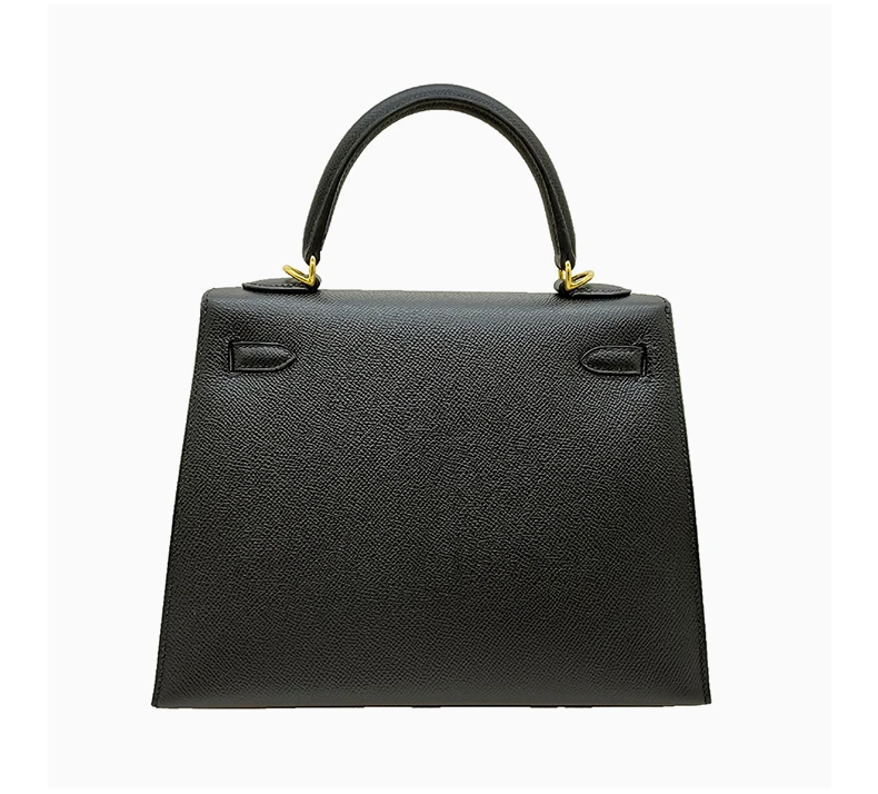 商品[国内直发] Hermes|HERMES 女士黑色手提包 KELLY25E-BLACK-GO,价格¥264677,第5张图片详细描述