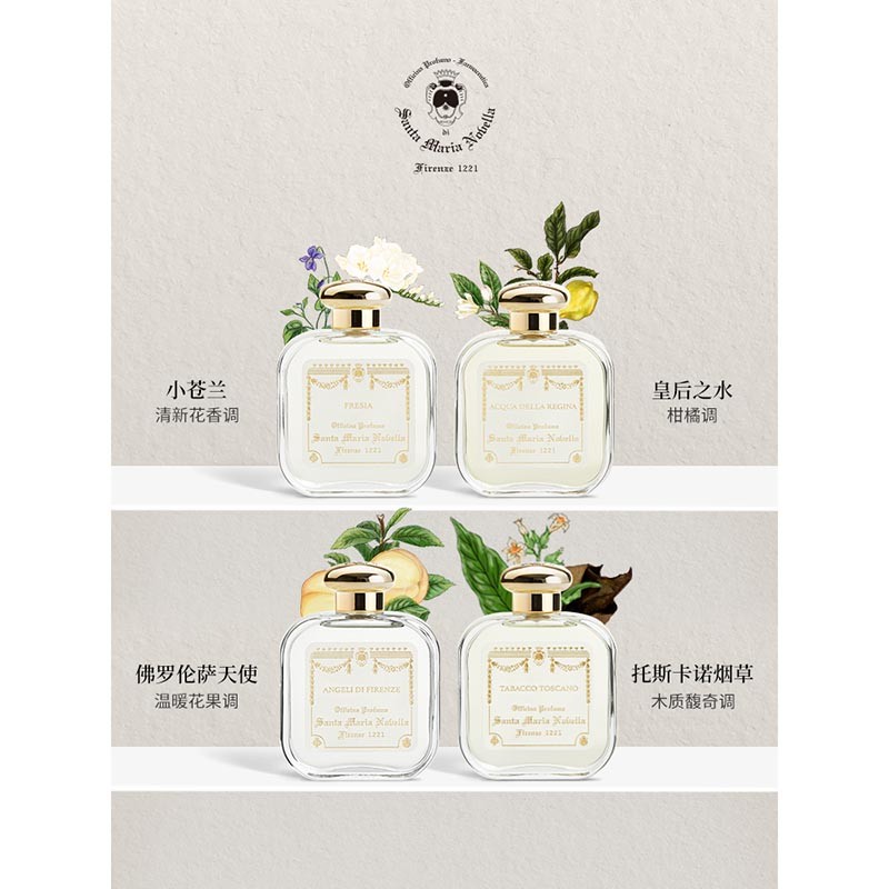 商品Santa Maria Novella|圣玛利亚 1221佛罗伦萨系列香水50-100ml EDC古龙水,价格¥689,第10张图片详细描述