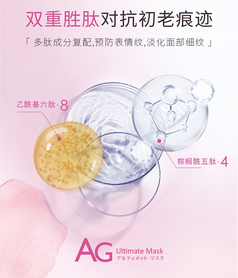 商品COCOCHI|cocochi日本AG抗糖面膜樱花限定款抗衰紧致修护5片,价格¥160,第8张图片详细描述