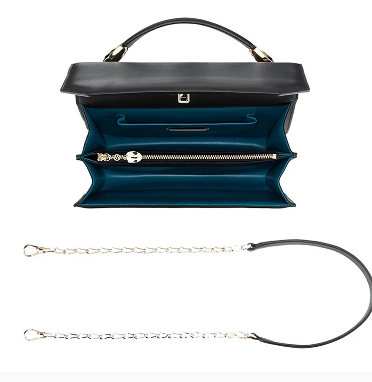 商品[国内直发] BVLGARI|BVLGARI 宝格丽 女士黑色手提包单肩包 285765,价格¥14954,第6张图片详细描述