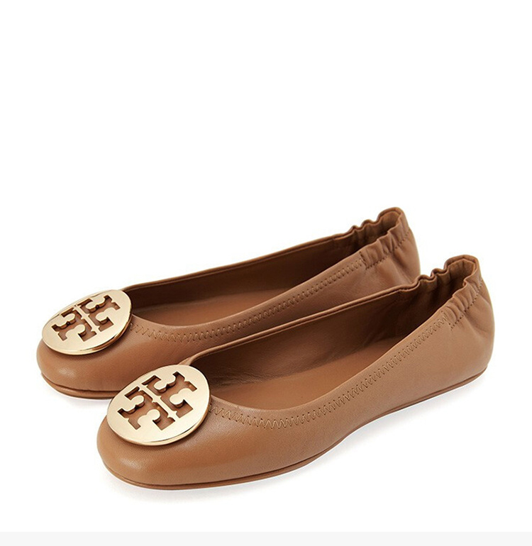 商品Tory Burch|TORY BURCH 棕色女士平底船鞋 50393-232,价格¥1598,第8张图片详细描述