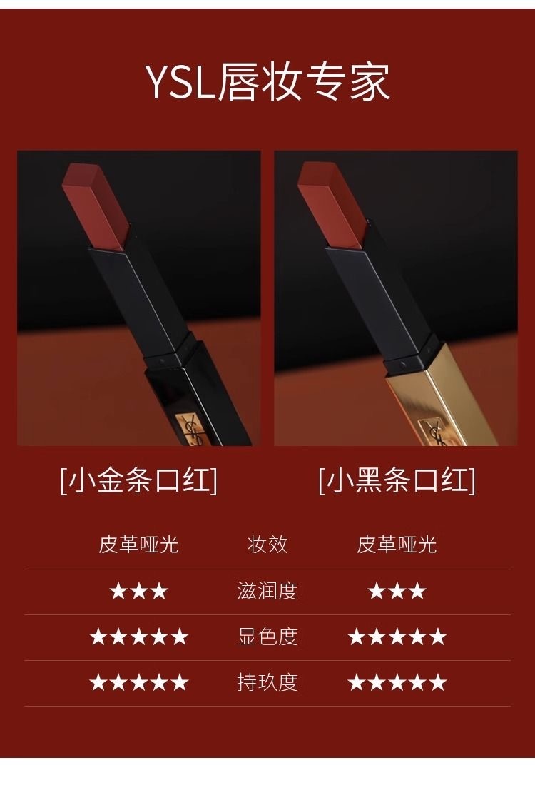 商品[国内直发] Yves Saint Laurent|圣罗兰YSL 细管纯口红#9 2.2g（小金条9）,价格¥299,第3张图片详细描述