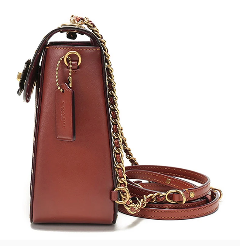 商品Coach|COACH(专柜)  女士拼色小牛皮双肩包 C2463B4NQ4 ,价格¥1492,第7张图片详细描述