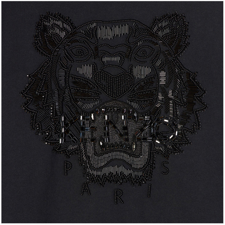 商品Kenzo|Kenzo 高田贤三 女士黑色棉质卫衣 F862SW7414XV-99,价格¥1918,第10张图片详细描述