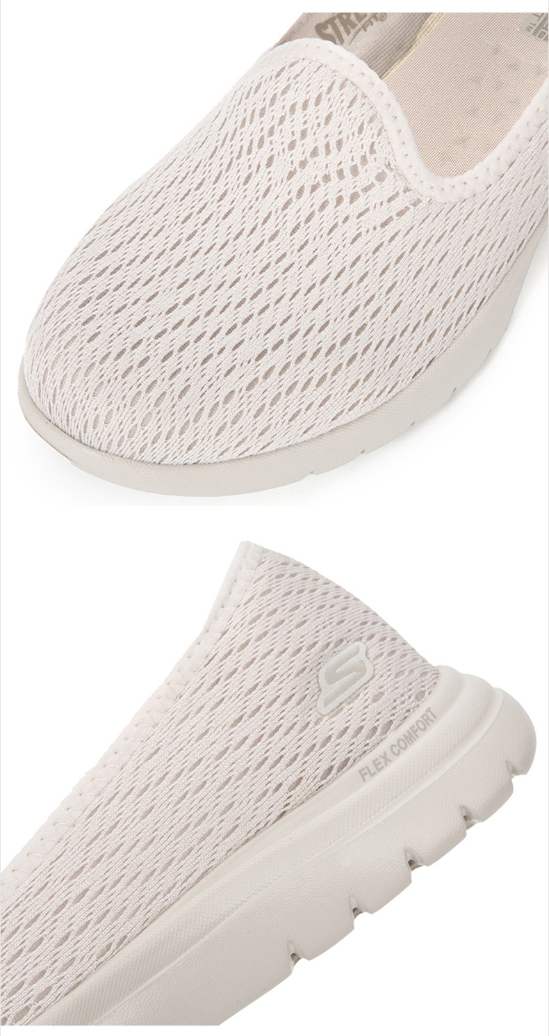 商品[国内直发] SKECHERS|斯凯奇 女 休闲鞋 健步鞋 136505-NAT,价格¥473,第2张图片详细描述