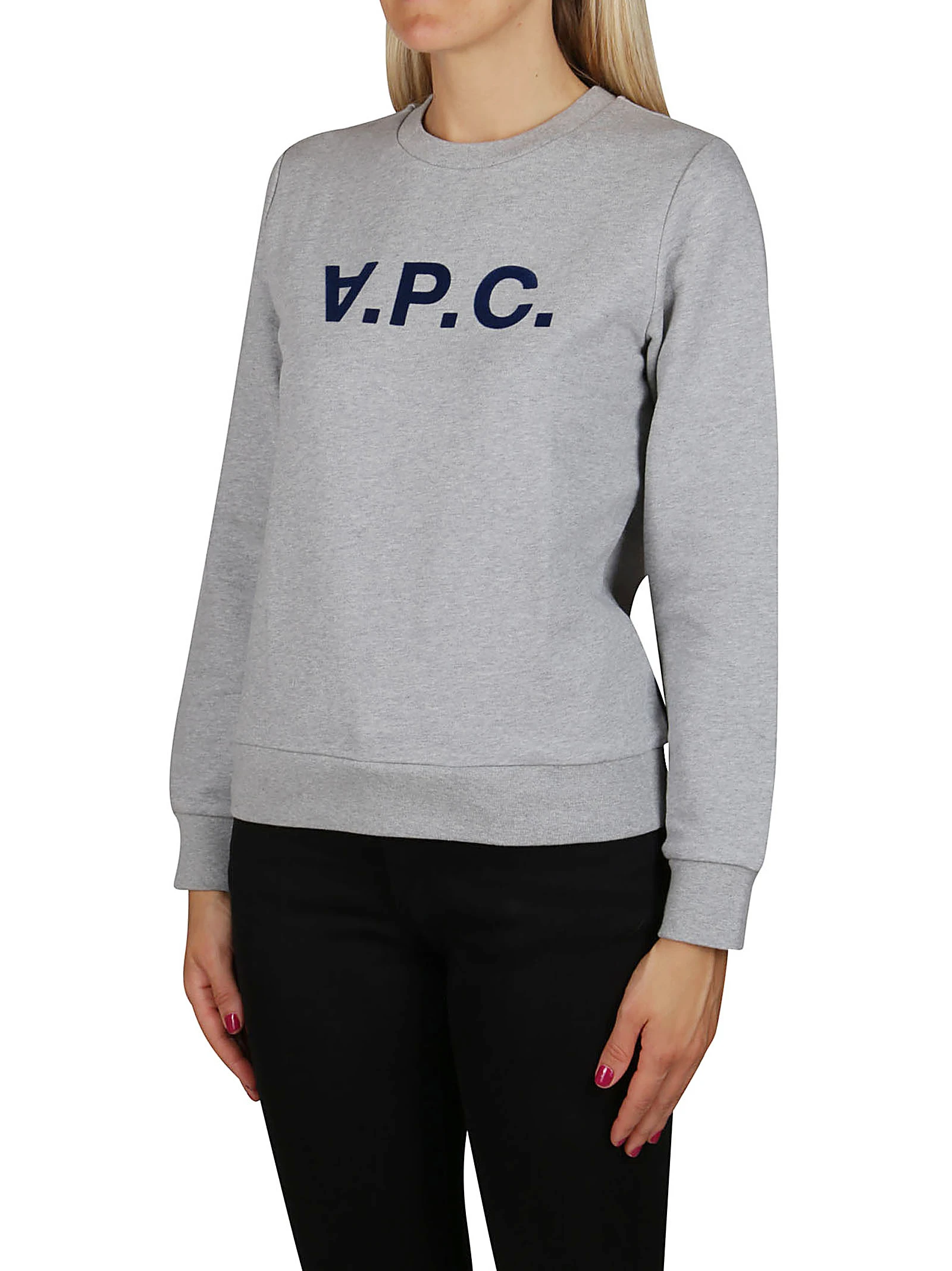 商品A.P.C.|A.P.C. 灰色女士卫衣/帽衫 COECQF27644PLA,价格¥540,第4张图片详细描述