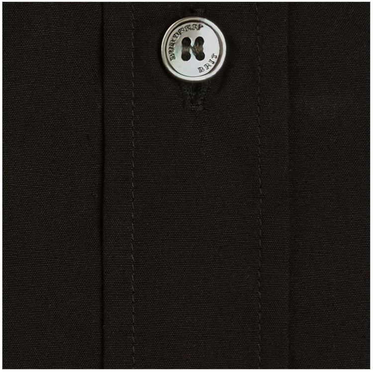 商品Burberry|Burberry 博柏利 男士黑色棉质长袖衬衫 3991162,价格¥1087,第39张图片详细描述