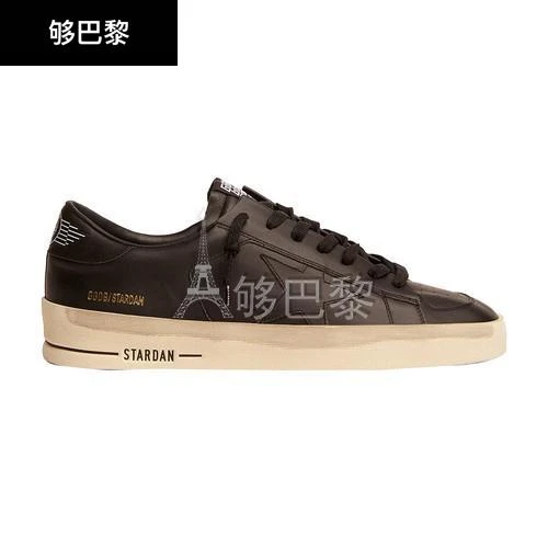 商品Golden Goose|【特惠9.0折】包邮包税【预售7天发货】 GOLDEN GOOSE 23秋冬 男士 休闲运动鞋 Stardan 低帮运动鞋 GOGET66EBCK,价格¥4694,第3张图片详细描述