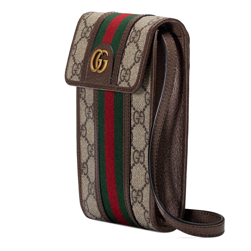 商品Gucci|GUCCI/古驰 Ophidia系列 经典绿红拼接GG帆布提花相机 斜挎包 625757 96IWT 8745,价格¥6129,第5张图片详细描述