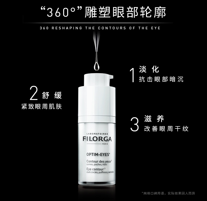 商品[国内直发] Filorga|FILORGA菲洛嘉360雕塑眼霜补水保湿,价格¥243,第3张图片详细描述