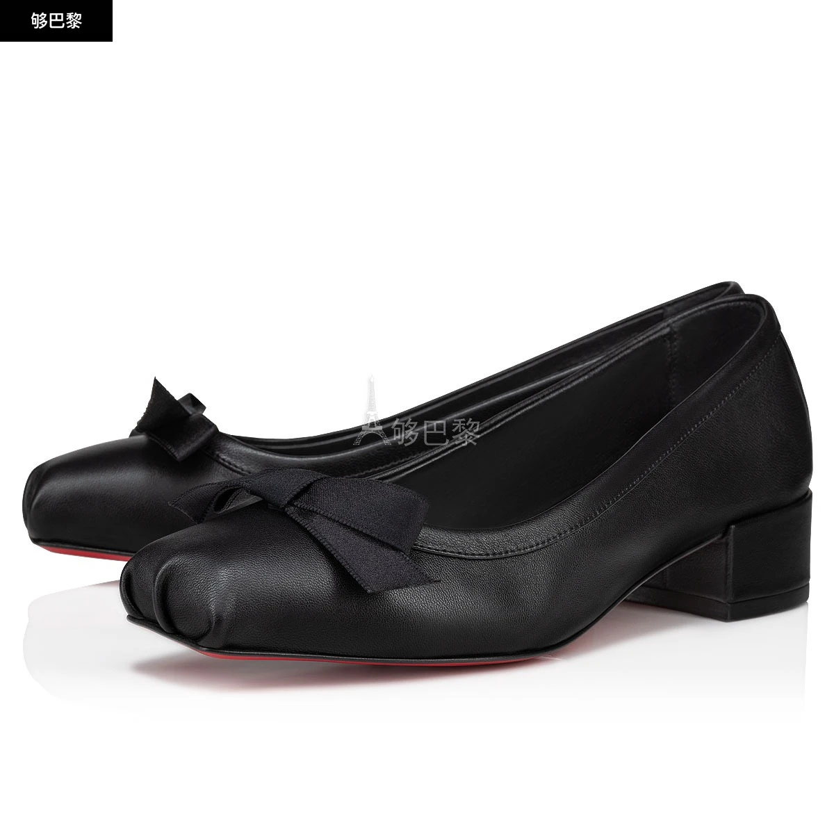 商品Christian Louboutin|【预售】 CL红底鞋 25春夏 女士 中跟鞋 Mamaflirt 1240204b439 ,价格¥6494,第3张图片详细描述
