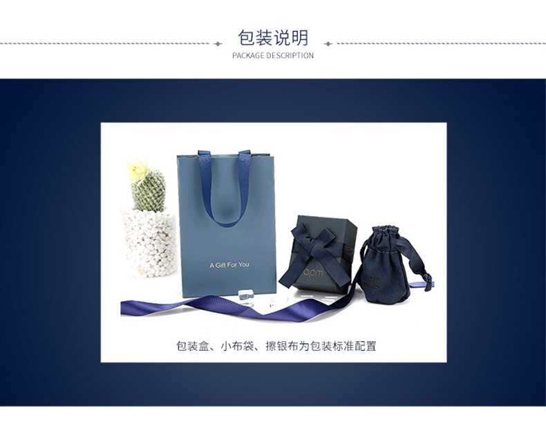 商品[国内直发] apm Monaco|APM Monaco字母耳钉“CRAZY”单只女 纯银小众设计感轻奢2021新款夏季搭配AE10958OX,价格¥327,第4张图片详细描述