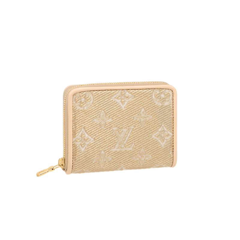 商品Louis Vuitton|路易威登Zippy女士米色提花帆布配皮零钱包 M82483,价格¥4252,第3张图片详细描述