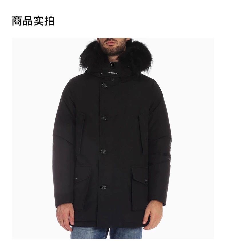 商品Woolrich|WOOLRICH  黑色 男士羽绒服 WOCPS2912-UT0108-NBL,价格¥2176,第4张图片详细描述