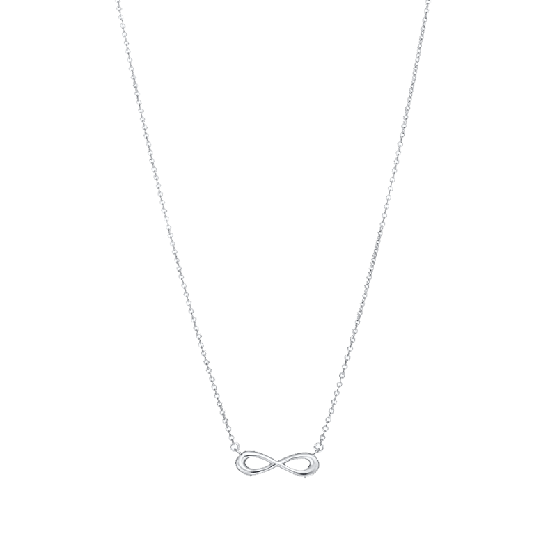 商品Tiffany & Co.|TIFFANY&CO 蒂芙尼 女士银色925银无限符号项链,价格¥1957,第4张图片详细描述