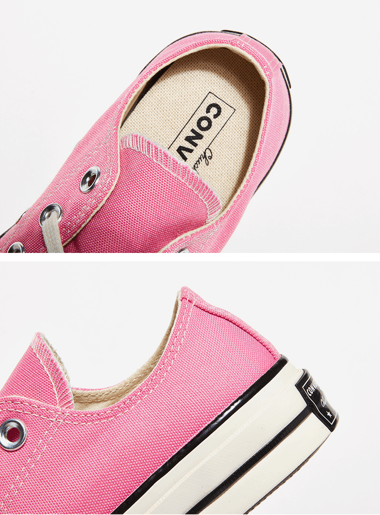 商品Converse|【Brilliant|包邮包税】匡威 CHUCK 70 OX  运动鞋 SNEAKERS  172681C PINK/EGRET/BLACK,价格¥417,第2张图片详细描述