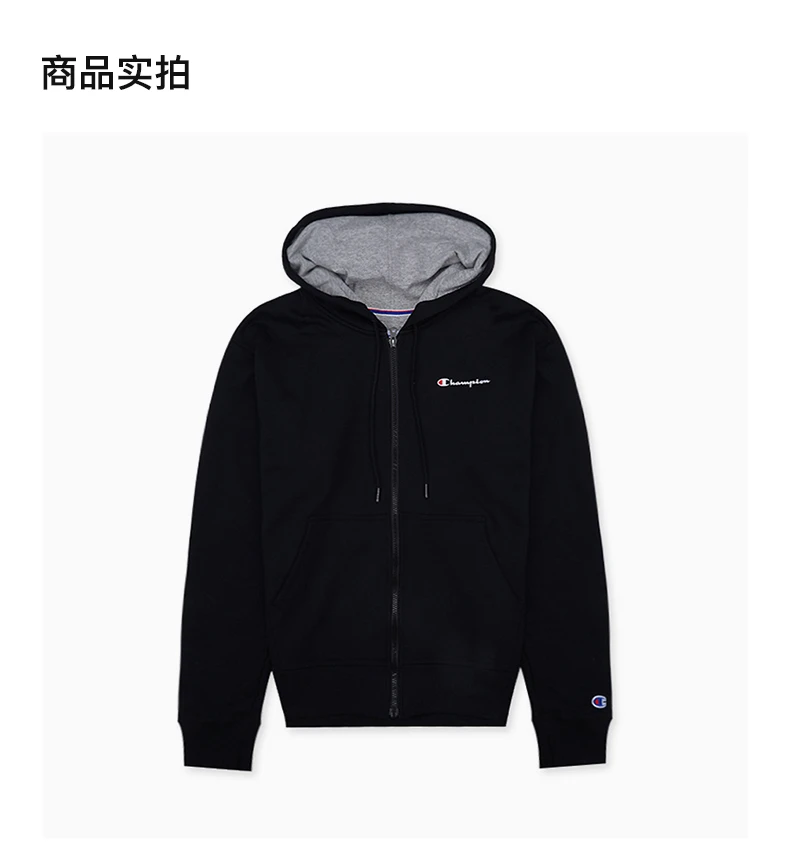 商品[国内直发] CHAMPION|CHAMPION 黑色男士卫衣/帽衫 GF91H-Y08160-BKC,价格¥252,第4张图片详细描述