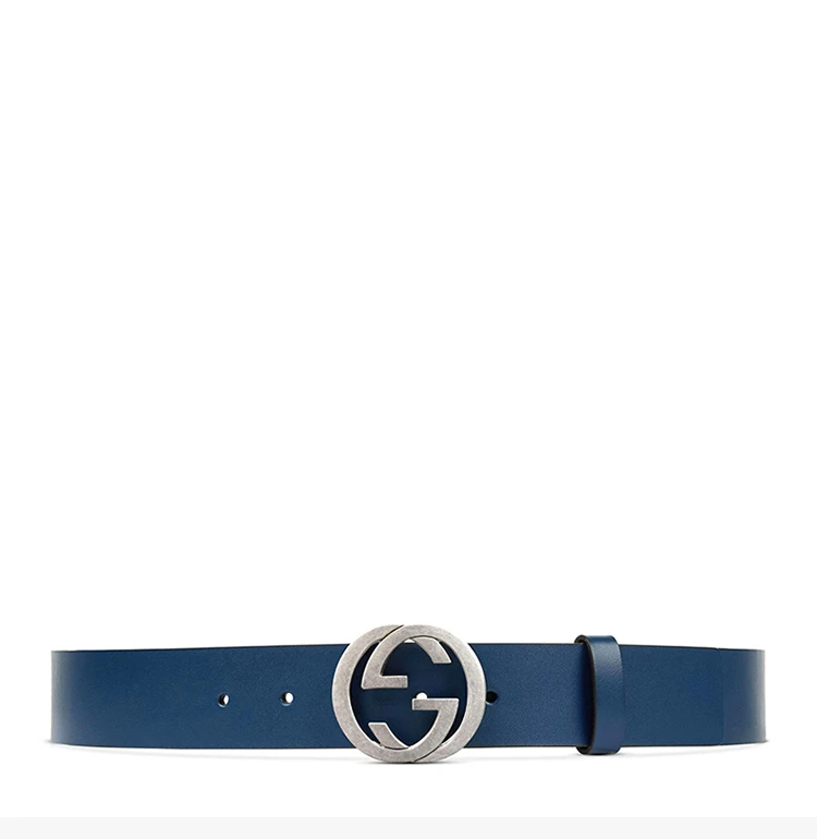 商品Gucci|GUCCI 蓝色男士腰带 368186-BGH0N-4236,价格¥2447,第6张图片详细描述