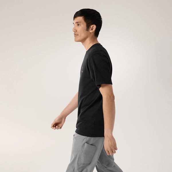 商品Arc'teryx|【Brilliant|包邮包税】KRAGG SL COTTON BIRD WORD SHIRT SS 字母印花短袖衬衫棉质舒适适合城市通勤ATPSM09535,价格¥886,第8张图片详细描述