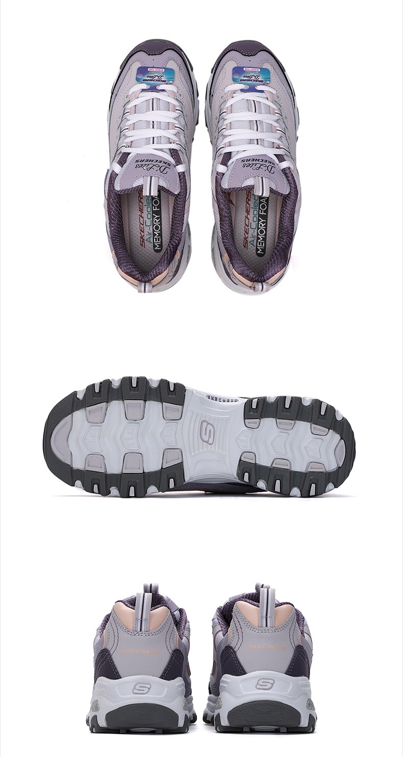 商品[国内直发] SKECHERS|斯凯奇 女 休闲鞋 熊猫鞋 13143-LAV,价格¥631,第5张图片详细描述