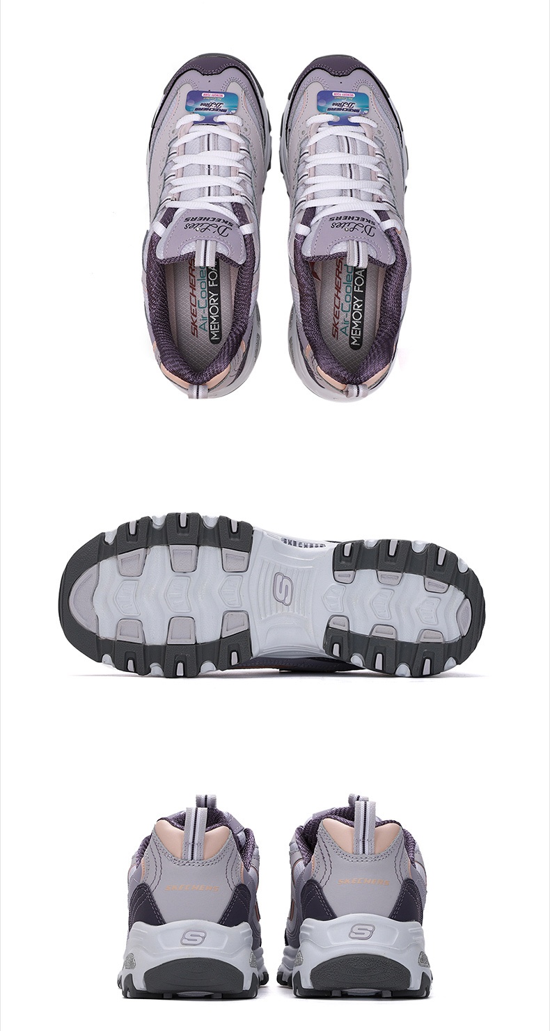 商品[国内直发] SKECHERS|斯凯奇 女 休闲鞋 熊猫鞋 13143-LAV,价格¥485,第5张图片详细描述