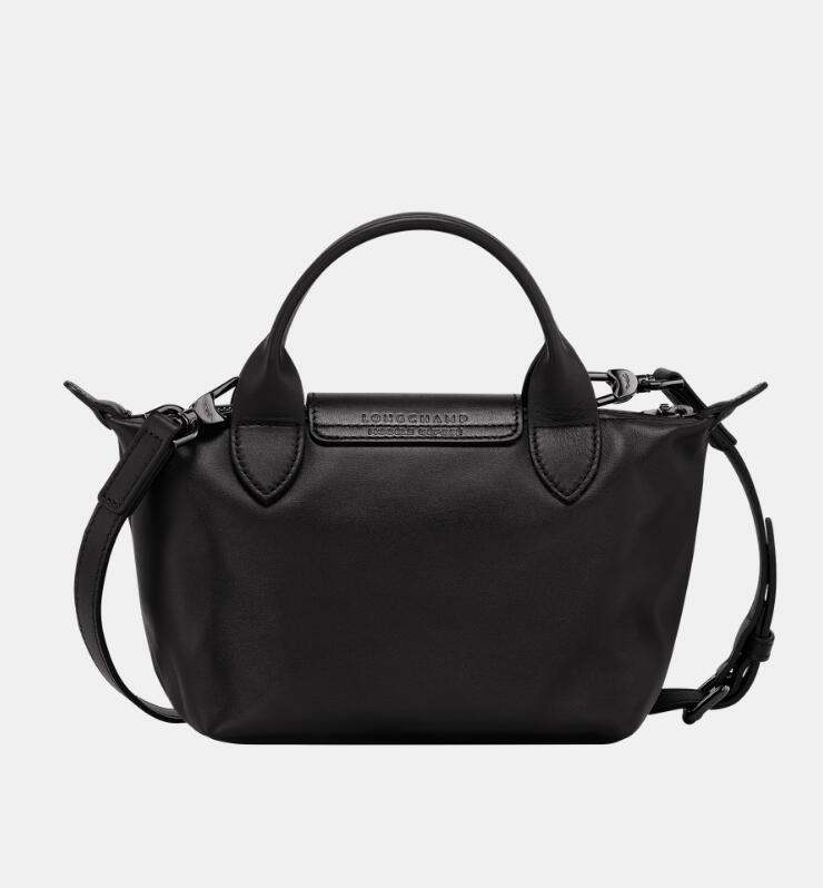 商品Longchamp|珑骧 女士LE PLIAGE CUIR系列迷你短柄皮质手提包饺子包L1500 987（香港仓发货）,价格¥3361,第10张图片详细描述