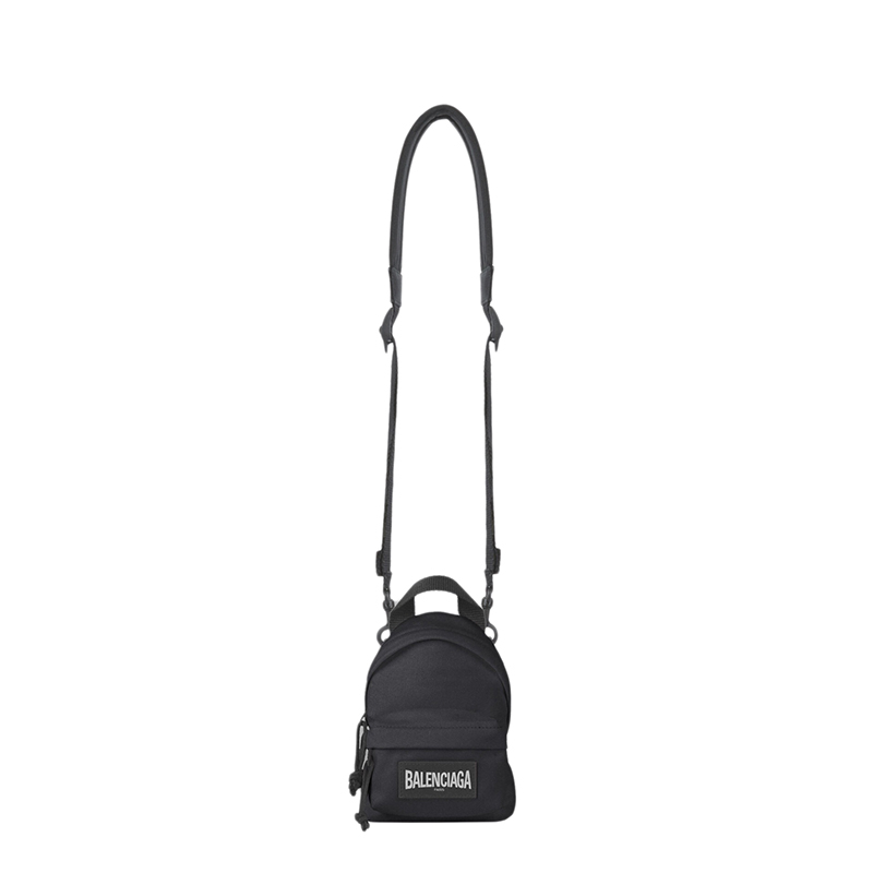 商品Balenciaga|Balenciaga/巴黎世家 新款 男士迷你黑色再生尼龙背包型状单肩斜挎包6560602JMRX1000,价格¥5141,第5张图片详细描述