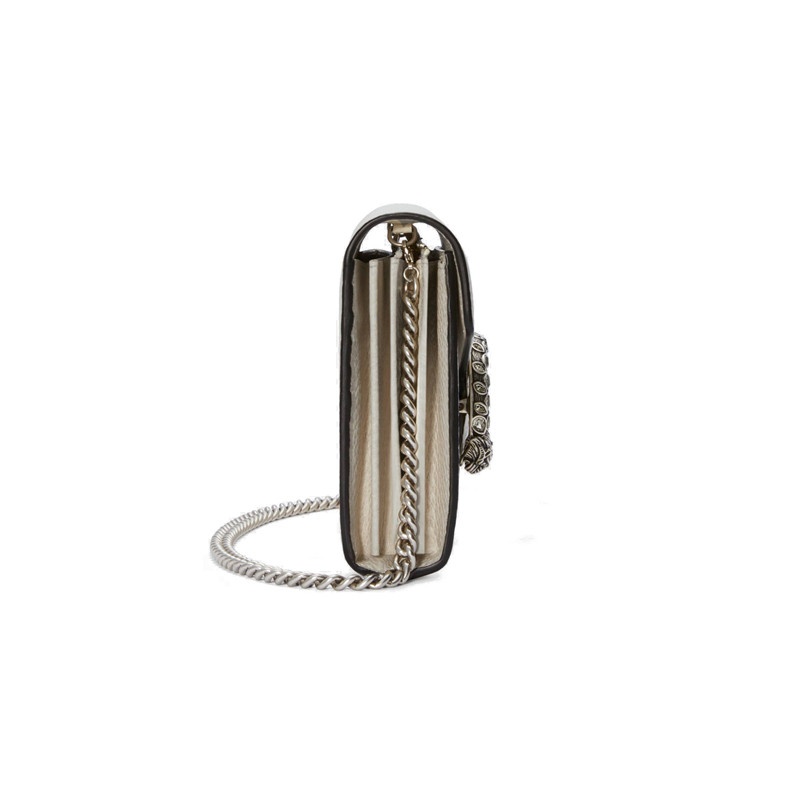商品Gucci|GUCCI/古驰 Dionysus女士迷你黑色皮革WOC单肩包,价格¥12264,第3张图片详细描述